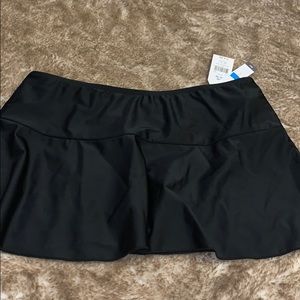 Black Swimsuit Skirt